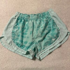Nike Blue Water Color Tie Dye Tempo Running Shorts